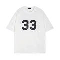 CHH Chrome Heart T Shirts Horseshoe Cross Print Short Sleeve T-Shirt